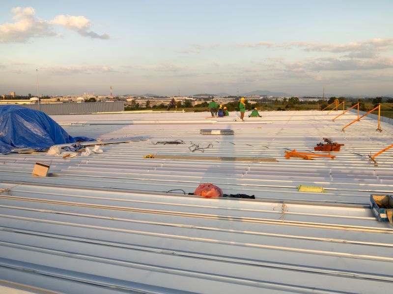Industrial Roof Installation detail